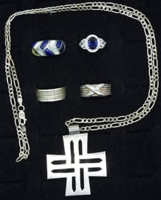 Fashion Sterling Rings & Necklace