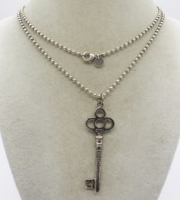 Tiffany & Co Skeleton Key Necklace