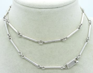 Sterling Taxco Jointed Necklace