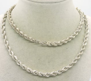 Heavy Twisted Sterling Chain