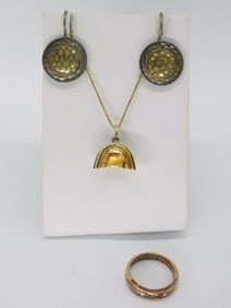 Gold Tone 925 Nursing Necklace & More