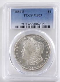 1880-S Morgan Dollar PCGS MS63