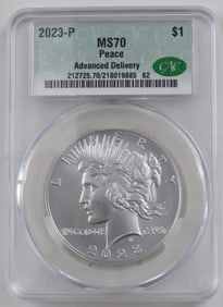 2023-P Peace Dollar CAC MS70