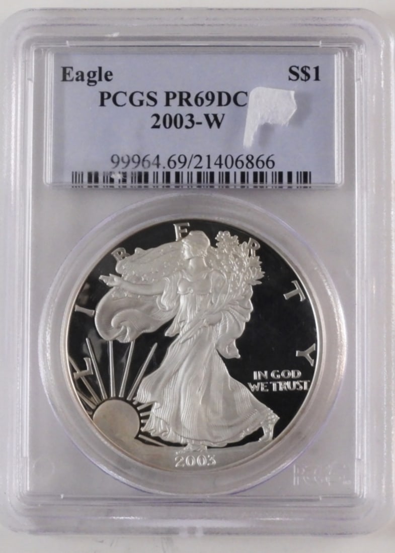 2003-W Eagle Dollar PCGS PR69DCAM (1 of 2)