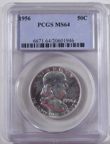 1956 Half Dollar  PCGS MS64