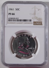 1961Half Dollar NGC PF66