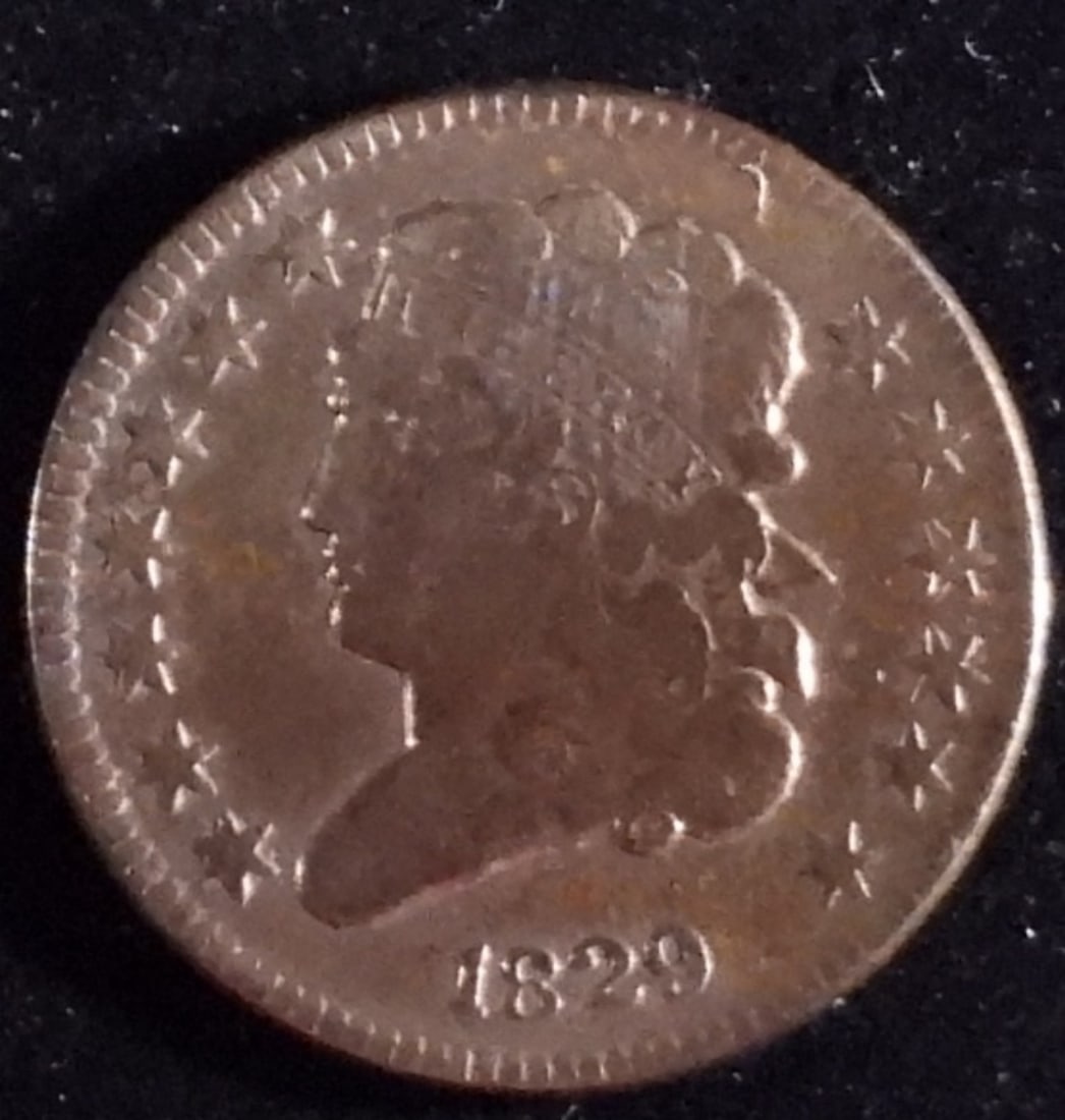 1829 13 Star Half Cent (1 of 2)