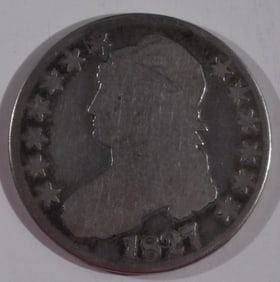 1827 Remodeled Portrait And Eagle Half Dollar