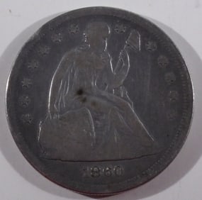1860-O No Motto One Dollar