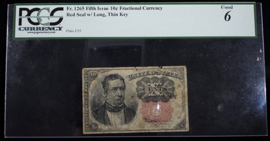 Fr. 1265 Fifth Issue 10C Fractional Currency G6