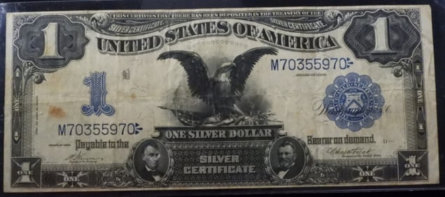 1899 One Silver Dollar Silver Certificate