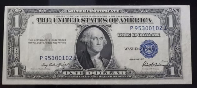1935F One Dollar Off Set Printer Error