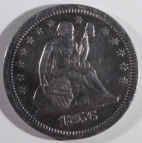 1856 Liberty Seated  Quarter