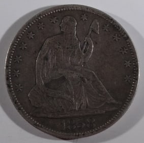 1858-O Liberty Seated Half Dollar