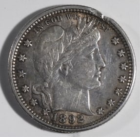 1892 Barber Quarter