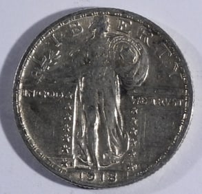 1918-S Liberty Standing Quarter