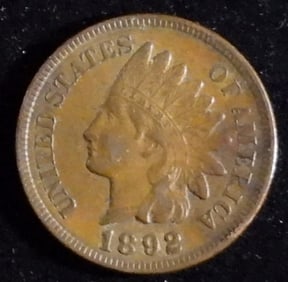 1893 Indian Head One  Cent