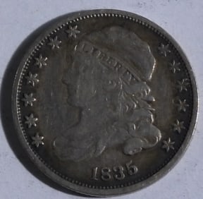1835 Ten Cent Capped Bust