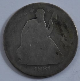 1861-S Half Dollar