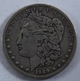 1889-CC Morgan One Dollar