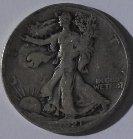 1921 Standing Liberty Half Dollar
