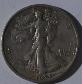 1934-S Walking Liberty Half Dollar