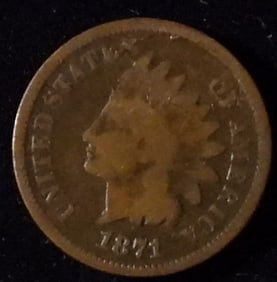 1871 Indian Head Cent