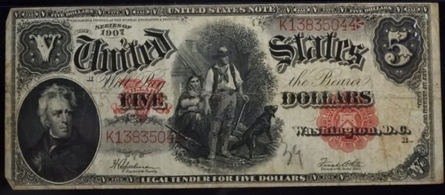 Series 1907 Five Dollars