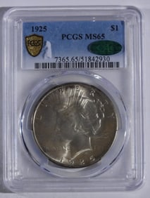 1925 PCGS MS65 One Dollar