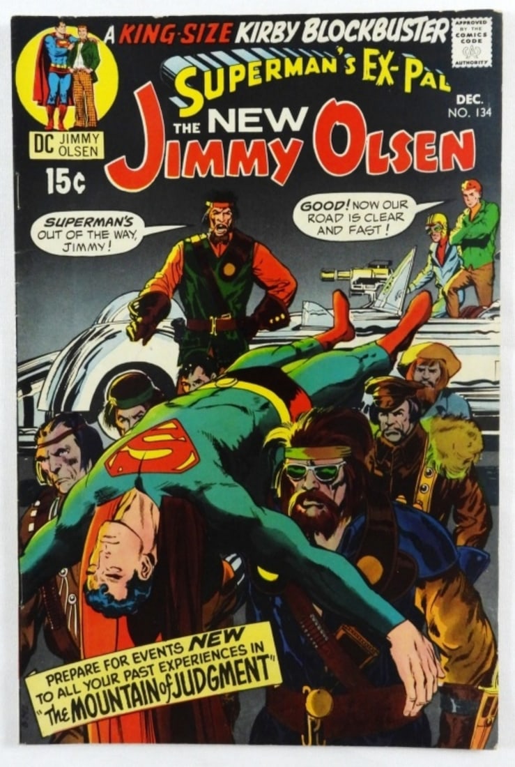 Superman's Ex-Pal The New Jimmy Olsen #134: DC Comics, Superman's Ex-Pal The New Jimmy Olsen #134, 1970, F