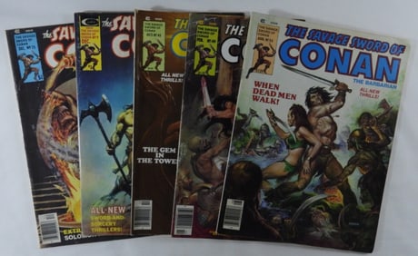 (5) 1970s The Savage Sward Of Conan