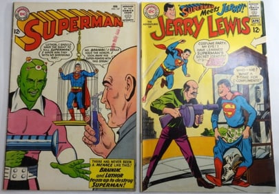 (2) DC 1960s Superman Numbers 105 & 167