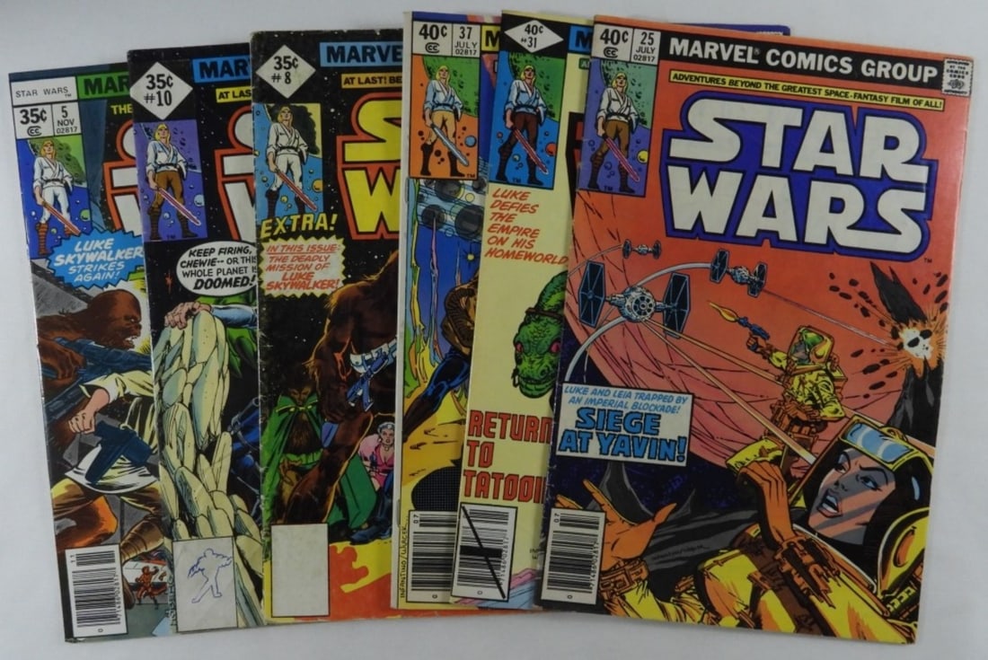 Marvel Star Wars Comics Lot Of 7 (1 of 2)