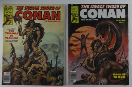 The Savage Sword Of Conan #46 & #47