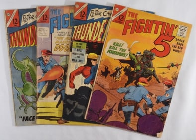 4 Charlton Comic Books
