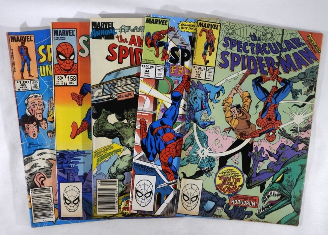 (5) Mixed Lot Of Spider-Man Comics (1 of 3)