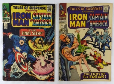 2-1966 Marvel Tales Of Suspense #74 & 75