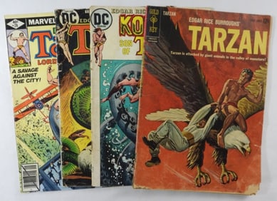 (4) Mixed Lot Of Tarzan