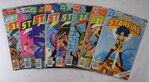 8 DC Starfire Comic Books