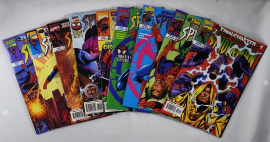 9  Marvel Spider-Man Comic Books