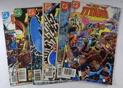 (6) 1980s DC The New Teen Titans