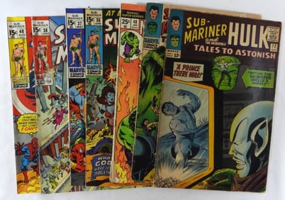 Sub-Mariner & The Incredible Hulk Lot Of 7
