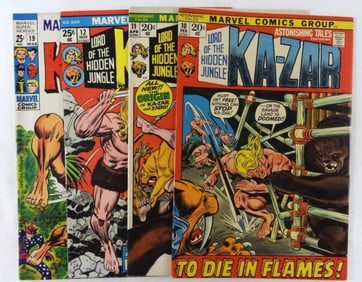 Marvel Comics Ka-Zar Lot Of 4