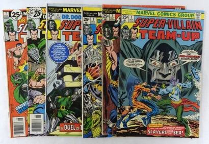 Dr. Doom & Sub-Mariner Super-Villian Lot Of 6