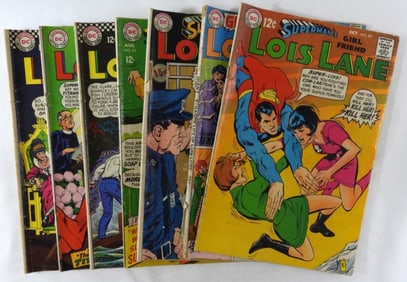 Superman's Girlfriend Lois Lane Lot Of 7
