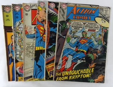 Silver Age DC Action Comics Lot Of 6