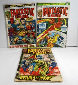 (3) Marvel Fantastic Four #124/#129/#131