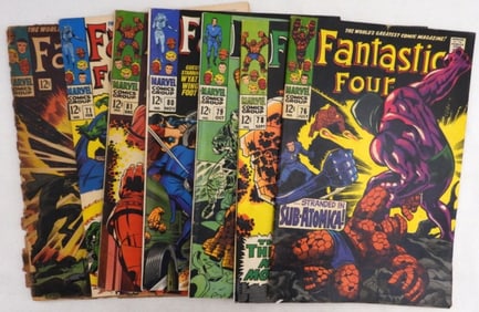 Fantastic Four 1960s Lot Of 7