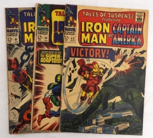 Tales Of Suspense Silver Age Comics #83-#85
