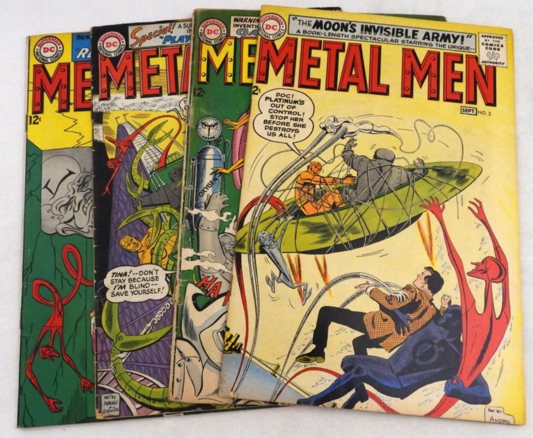 Metal Men 1963 And 1964 DC Comics (1 of 3)